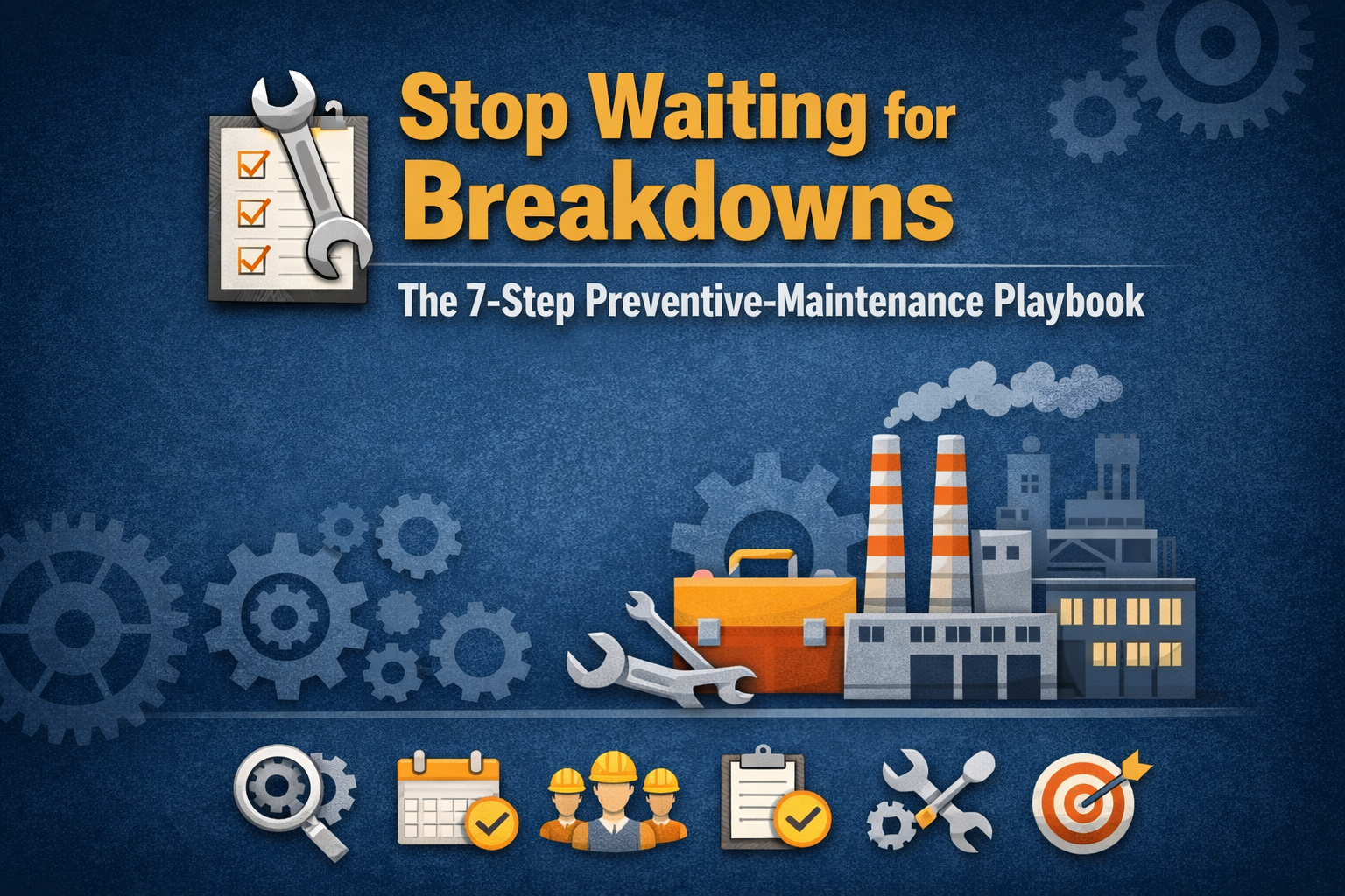 Stop Waiting for Breakdowns — The 7-Step Preventive-Maintenance Playbook